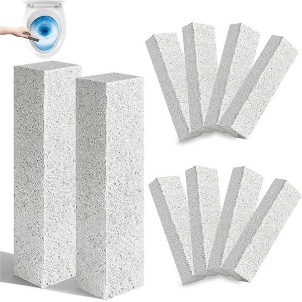 10-Pack Pumice Stones - Great for Cleaning Grills/Sinks/Hard Water Stains/Footcare etc. - New