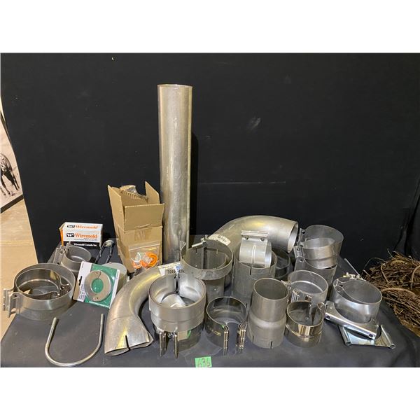 Lot of metal duct work items