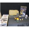Image 1 : Assorted lot with 20" aquarium LED hood, Feed the Bear target game, new mouse and keyboard set and m