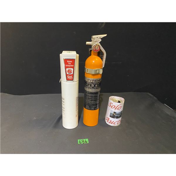 Kitchen fire extinguishers