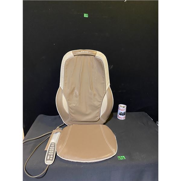 Homedics brand chair cover with heat and massage