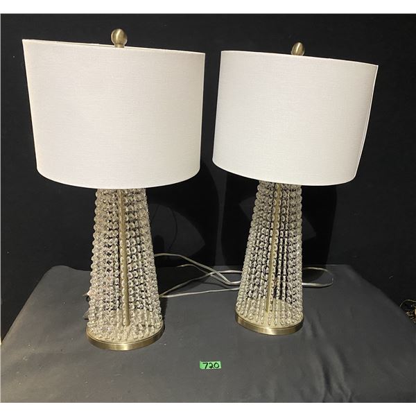 Pair of table lamps