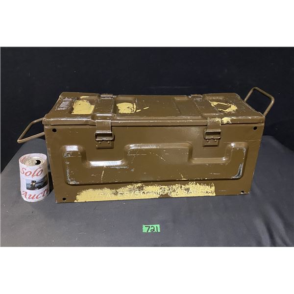 Metal military box