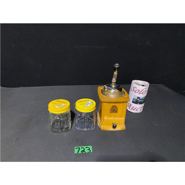 Vintage coffee grinder and more