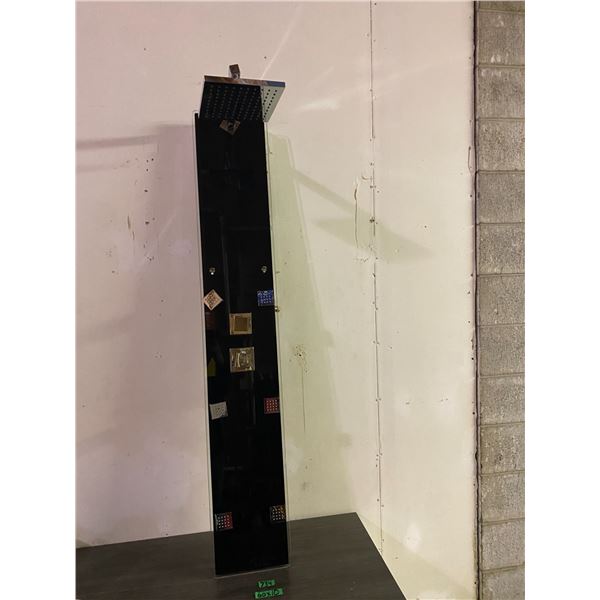 Chrome Shower Panel 60" x 10" - with multiple jets
