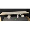 Image 1 : Unique wood bench/ shelf