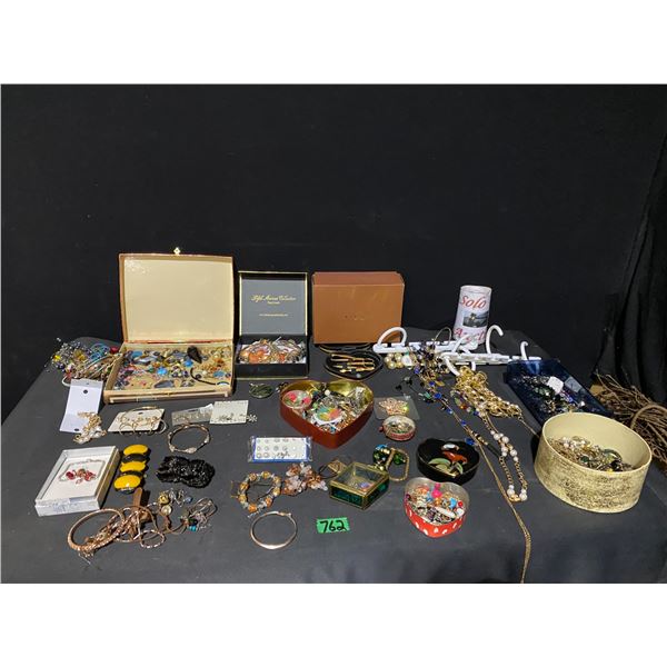 Large lot of fashion jewellery
