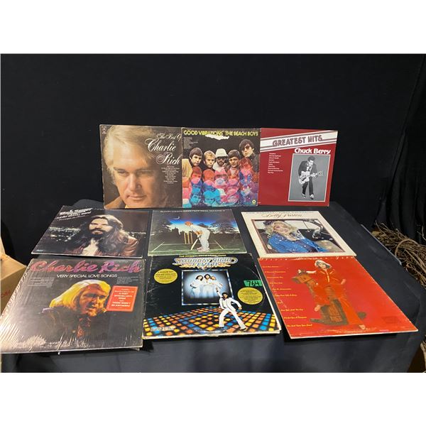 9 Record LPs various artists