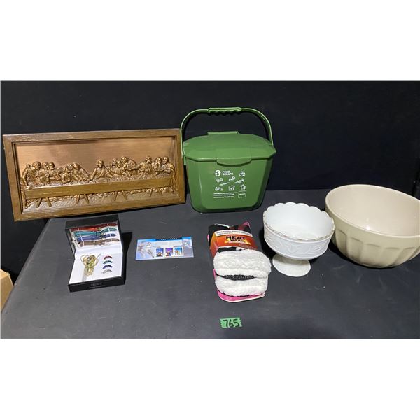 Lot of home décor items, fashion watch, socks and more