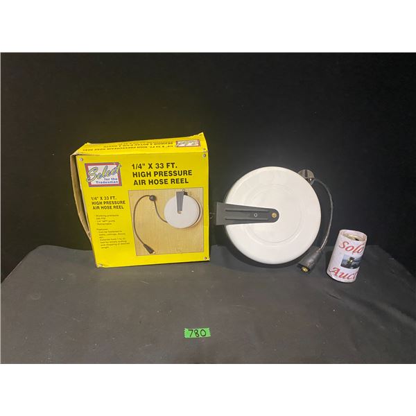 1/4" high pressure air hose reel in original box