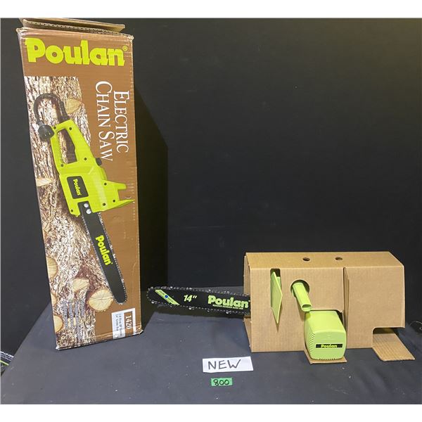 Poulan brand electric chainsaw