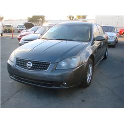 2006 Nissan Altima SE Vin. 1N4BL11D06N373399 Mileage 59023 Manual Transmission