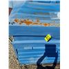 Image 2 : Heavy Poly Recycle Blue Bin, Top and Front Doors, 4 ft x3.5ft x4ft