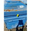 Image 3 : Heavy Poly Recycle Blue Bin, Top and Front Doors, 4 ft x3.5ft x4ft