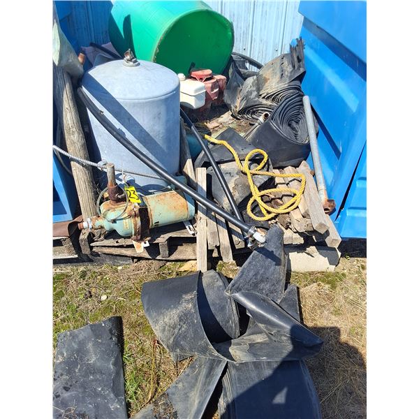 Flood Water Pump with Hose and Misc parts