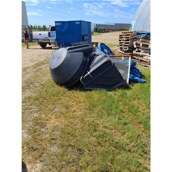 (3) Grain Hopper (1) Big Daddy Hopper, Truck Hitch, Misc Items