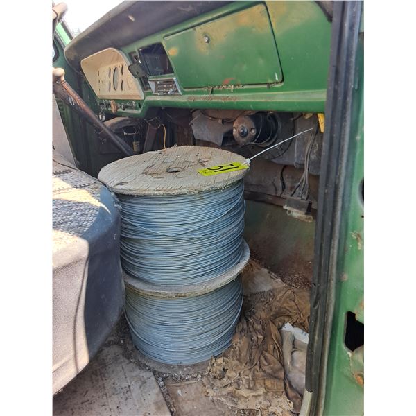 (2) Full Rolls Smooth Electric Fence Wire