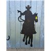 Image 1 : Horse & Rider Wooden Outdoor Deco Cut Out