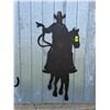 Image 2 : Horse & Rider Wooden Outdoor Deco Cut Out