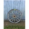 Image 1 :  Steel Rim Wooden Wagon Wheel
