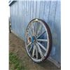 Image 2 :  Steel Rim Wooden Wagon Wheel