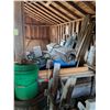 Image 1 : Large Lot of Misc Items-Pressure Washer, saw horse,Barrel- As Is, Pick Up Only