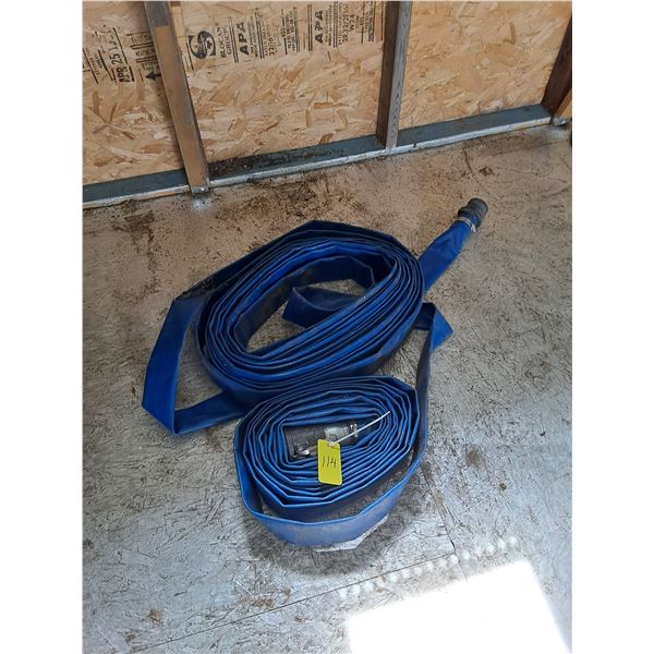 2" Roll Flat Discharge Hose with Ends