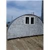 Image 2 : Metal/ Wood Sided Quonset Style Shed - 20ft x14ft x7ft