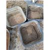 Image 1 : (3) Square Galvanized Tubs- As Is