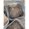Image 2 : (3) Square Galvanized Tubs- As Is