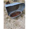 Image 1 : (2) Sizes Galvanized Bath Tubs-As Is