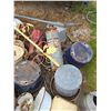Image 3 : Misc. Containers, Kettles, Chicken Waterer, Watering Can, Plant Stand