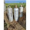 Image 1 : (3) 100 Lb. Propane Tanks - Out Dated - As Is