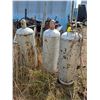 Image 2 : (3) 100 Lb. Propane Tanks - Out Dated - As Is