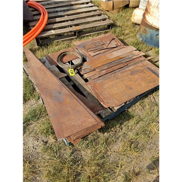 Pallet of Assorted Steel Pieces