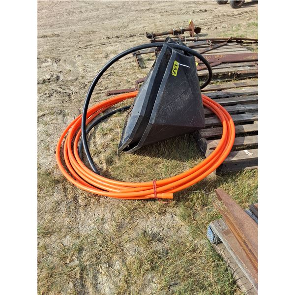 (2) Hoppers and Hose