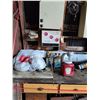 Image 11 : (3) Braces, Small Tool Bracket, Metal Cabinet, Assorted Parts