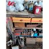 Image 12 : (3) Braces, Small Tool Bracket, Metal Cabinet, Assorted Parts