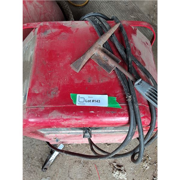 Lincoln Electric AC-225, Arc Welder, Welding Helmet, Chip Hammer