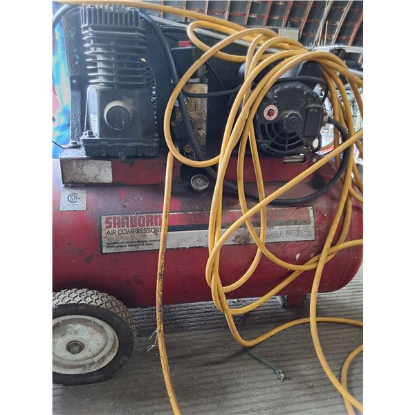 Sanborn Air Compressor 3HP Magna Force 40 PSI, 9.81 SCFM
