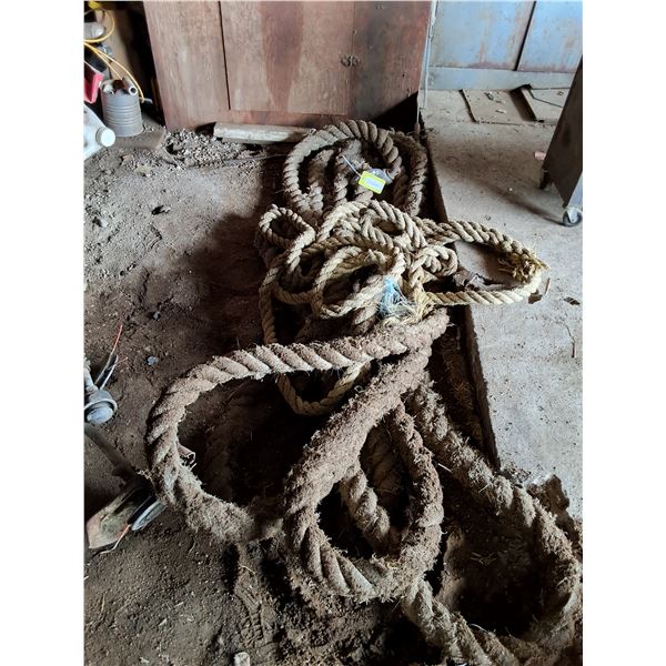 Heavy Tow Rope, Unknown Length, Some Wear