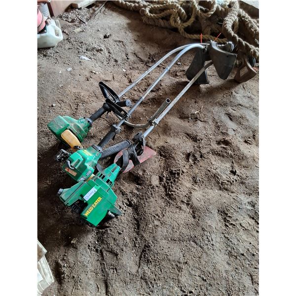 (2) Weed Eater, (1) Featherlite Weed Whippers-As Is