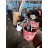 Image 2 : (3) Vehicle Winter Fronts, Halogen Work Light, Bug Deflector, Tractor Seat, Pipe