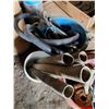 Image 3 : (3) Vehicle Winter Fronts, Halogen Work Light, Bug Deflector, Tractor Seat, Pipe