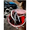 Image 4 : (3) Vehicle Winter Fronts, Halogen Work Light, Bug Deflector, Tractor Seat, Pipe