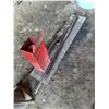 Image 3 : (3) Torches in Steel Case, (2) Crow Bar, Pick Head, Axe Head