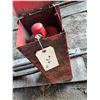Image 4 : (3) Torches in Steel Case, (2) Crow Bar, Pick Head, Axe Head