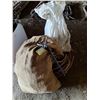 Image 1 : Black Leather  Pieces, Musty Smelling, Rope