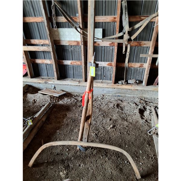 (2) Sleigh Poles- 10ft 6" long, Evener