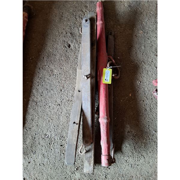 (5) Eveners, Wood and/or Steel